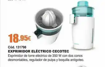 Ferrcash Exprimidor Eléctrico Cecotec oferta