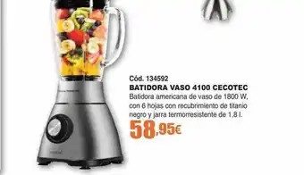 Ferrcash Batidora Vaso 4100 Cecotec oferta