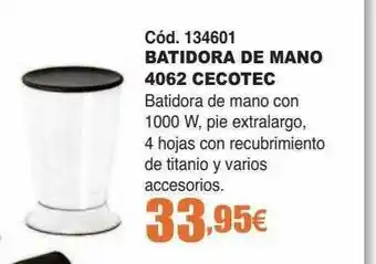 Ferrcash Batidora De Mano 4062 Cecotec oferta