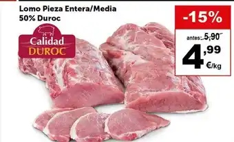 Masymas Lomo Pieza Entera Media 50% Duroc oferta