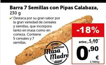 Masymas Barra 7 Semillas Con Pipas Calabaza oferta