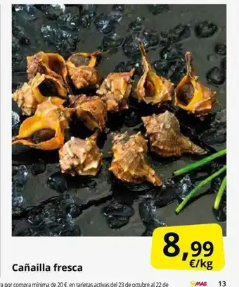 Supermercados MAS Cañailla Fresca oferta