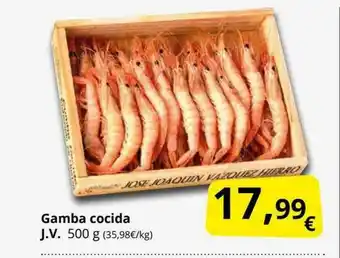 Supermercados MAS Gamba Cocida J.v. oferta