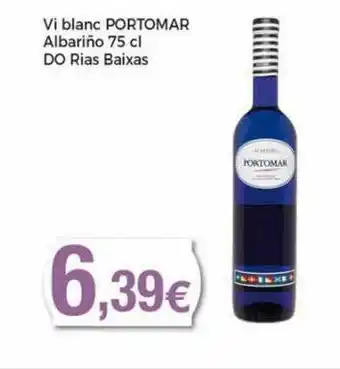 Supermercats Jespac Vi Blanc Portomar Albariño Do Rias Baixas oferta