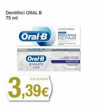 Supermercats Jespac Dentifrici Oral B oferta