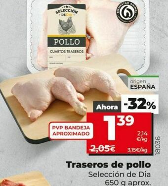 Dia Traseros de pollo oferta