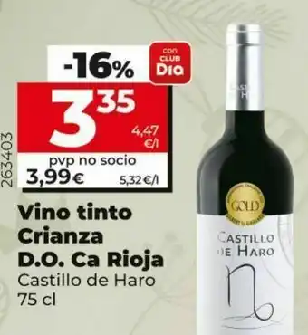 Dia Vino tinto castillo de haro oferta