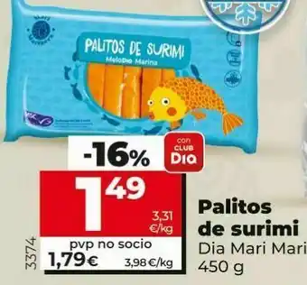 Dia Palitos de surimi dia oferta