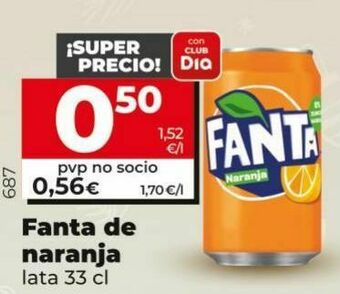 Dia Refresco de naranja fanta oferta