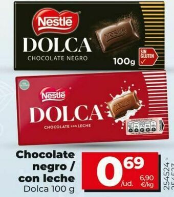 Dia Chocolate negro dolca oferta