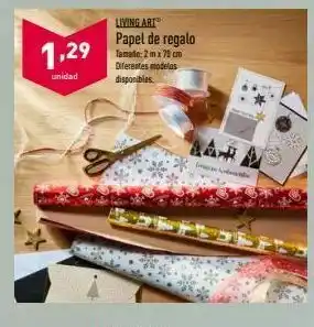 ALDI Papel de regalo oferta