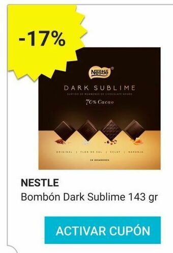 Consum Chocolate negro nestlé oferta