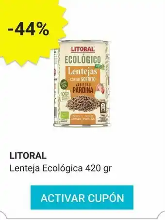 Consum Lentejas cocidas litoral oferta