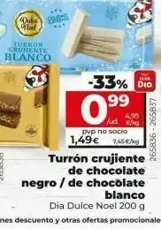 Dia Turrón blanco oferta