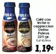 Supermercados Piedra PULEVA cafe con leche o cappuccino oferta
