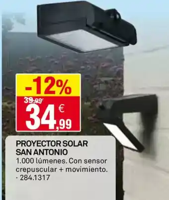 Bricoking Proyector solar san antonio oferta