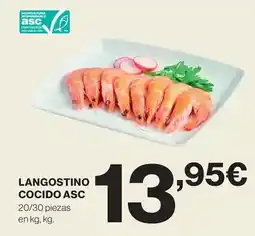 Supercor Langostino cocido asc oferta