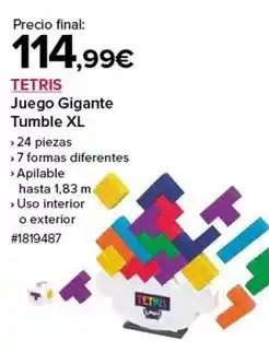 Costco Tetris - juego gigante tumble xl oferta