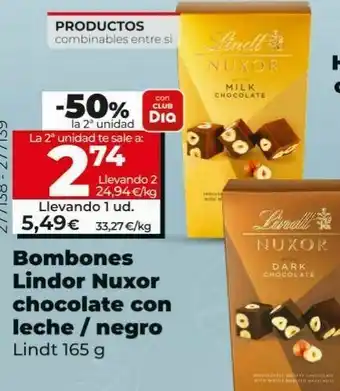 Dia Bombones lindt oferta