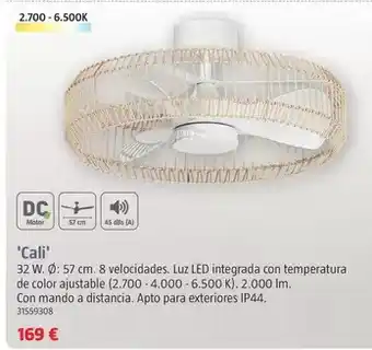 Bauhaus Ventilador techo cali oferta