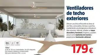 Bauhaus Ventilador techo elba oferta