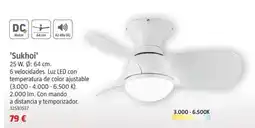 Bauhaus Ventilador techo sukhoi oferta