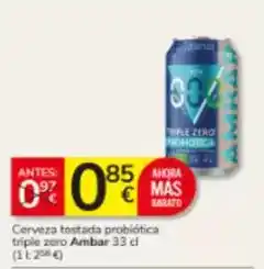 Carrefour Amstel - cerveza radler 0,0% oferta