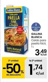 Eroski Gallina blanca - caldo para paella fácil oferta