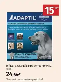 El Corte Inglés Adaptil - difusor y recambio para perros oferta