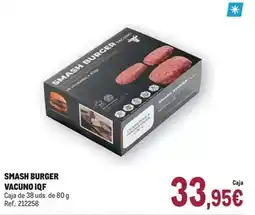 Makro Smash - smash burger vacuno iqf oferta