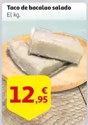 Alcampo Taco de bacalao salado oferta