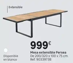 Leroy Merlin Blanco - mesa extensible persa oferta