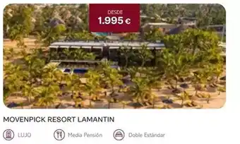Tui Travel PLC Movenpick resort lamantin oferta