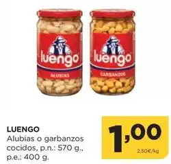 Alimerka Luengo - alubias o garbanzos cocidos oferta