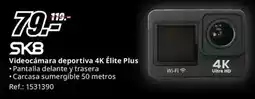 MediaMarkt Sk8 - skb videocamara deportiva 4k elite plus oferta