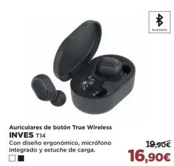 El Corte Inglés Inves T14 Auriculares de Botón True Wireless oferta