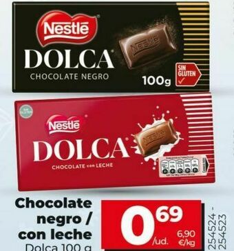 Dia Chocolate negro nestlé oferta