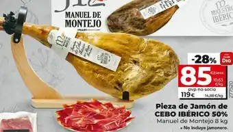 Dia Jamón de cebo oferta