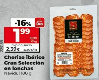 Dia Chorizo navidul oferta