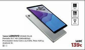 El Corte Inglés Tablet lenovo oferta