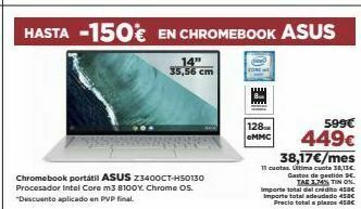 El Corte Inglés Portátil asus oferta