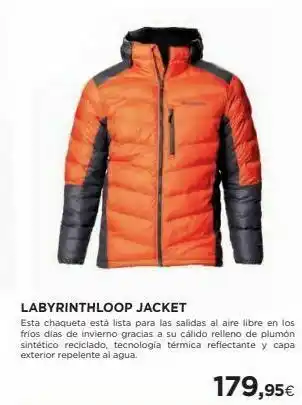 El Corte Inglés Labyrinthloop jacket esta chaqueta esta lista para las salidas al aire libre en los fríos dias de invierno gracias a su cálid oferta