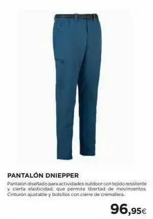 El Corte Inglés Pantalón dniepper pantalon disenado para actividades outdoor con tejido resistente y cierta elasticidad, que permite libertad oferta