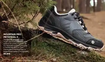 El Corte Inglés Mountain pro metatrail ii zapatilla de montana para mujer, con forro y plantilla textil exterior en mesh y sujeción de pu. pr oferta