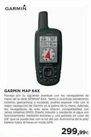 El Corte Inglés Navegador gps garmin oferta