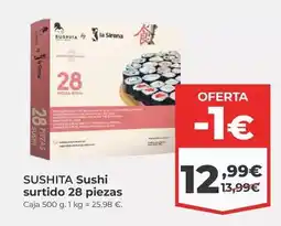 La Sirena Sushita - sushi surtido 28 piezas oferta