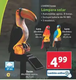 Lidl LÁMPARA SOLAR oferta