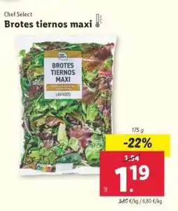 Lidl Brotes tiernos maxi oferta