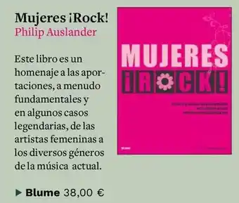 Casa del Libro Mujeres rock!/ philip auslander oferta
