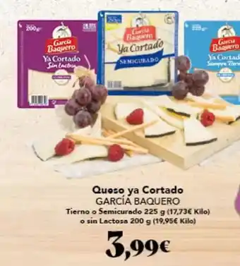 Gadis García baquero - queso ya cortado oferta